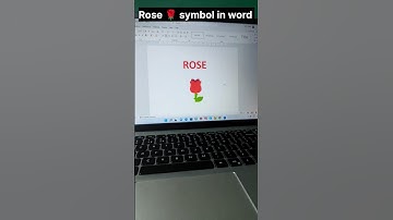 Rose 🌹 symbol shortcut key in word computer shortcut key #viral #trending #roseday  #shorts