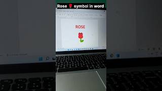 Rose 🌹 symbol shortcut key in word computer shortcut key #viral #trending #roseday  #shorts screenshot 2