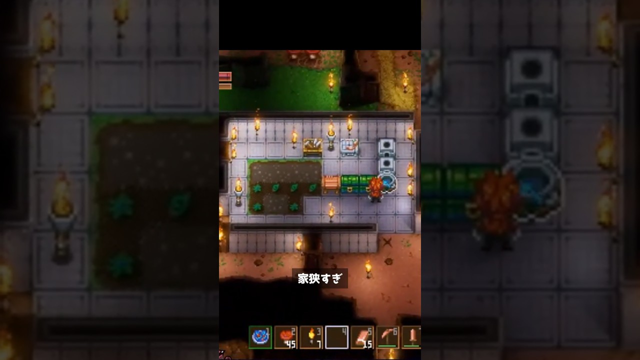 【 #corekeeper 】 家が狭すぎる #shorts