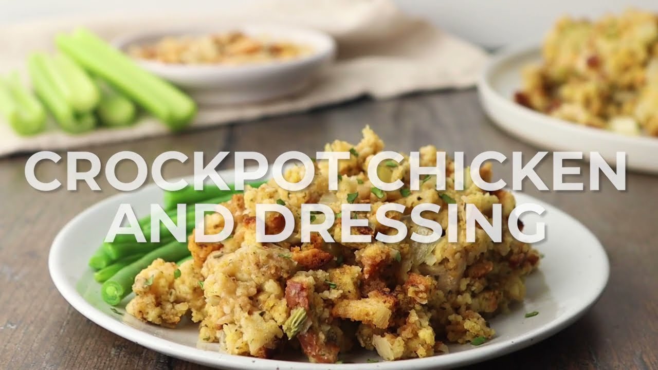 Crockpot Chicken and Dressing Crockpot Chicken and Dressing