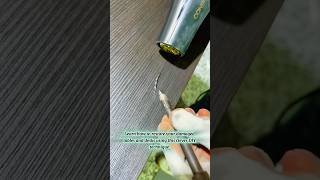 Clever Heat Gun Technique Restores Damaged Laminate Desks