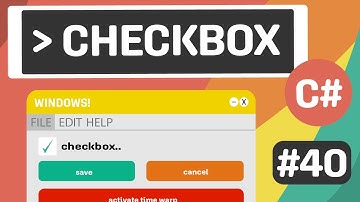 Learn C# - Checkbox - Episode #40