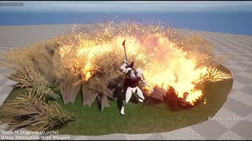 WIP Epic Realms #01 - Grass Interaction With Weapon | UE5