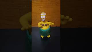 Gemmy The Simpsons hula Homer dashboard figure
