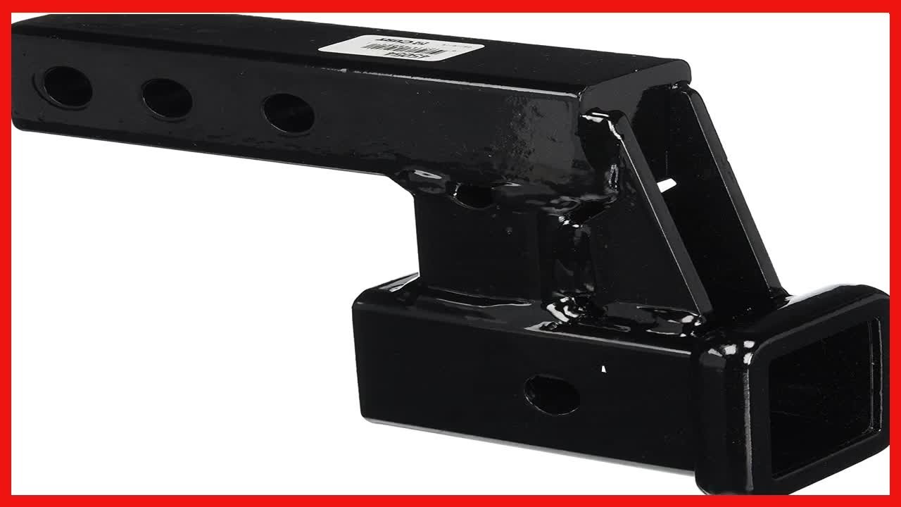 Meyer FHK45054 Receiver Hitch Extension with 4 DropRise, Black