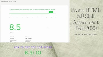 How To Pass Fiverr HTML 5 Test 2020 | Fiverr HTML 5.0 Test Answers | Fiverr Skill Test 2020