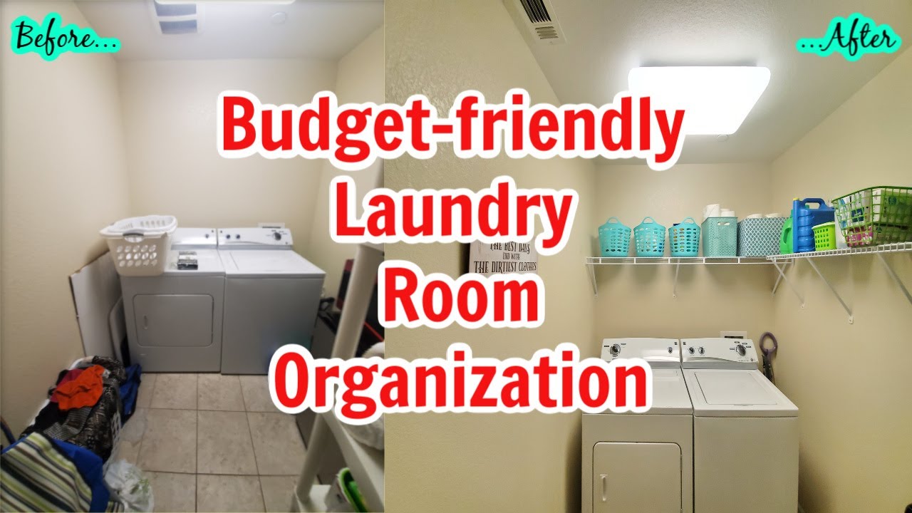 DIY LAUNDRY ROOM MAKEOVER EASY & BUDGETFRIENDLY DOLLAR TREE