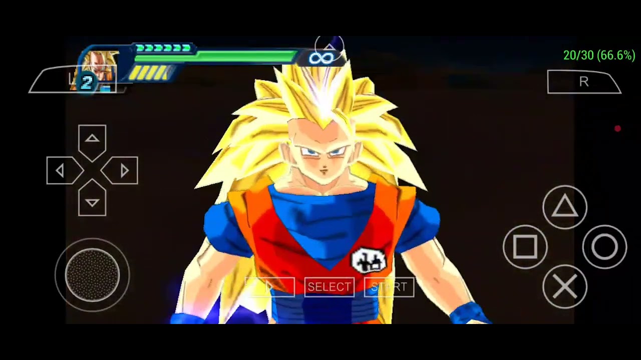 Showcase de Goku de la iso de @ModtttZ perdón por los sonidos grabados y los crasheos para ppsspp 