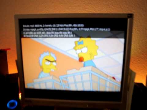 XBMC with experimental boblight support connected to a Atmolight Clone