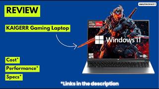 KAIGERR Gaming Laptop Review 2026 🚀 Ryzen 7 6800H Beast! 16GB DDR5 + 512GB SSD Budget Gaming Laptop?