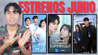 ESTRENOS DE K-DRAMAS DE JUNIO + NETFLIX ESTRENOS + RETIROS