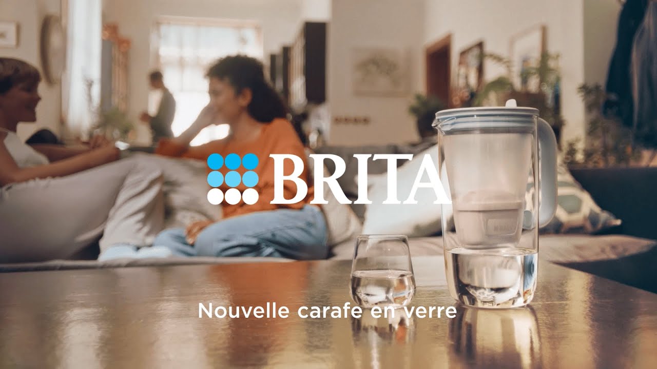 Prends goût au changement. Découvre la nouvelle carafe en verre BRITA.