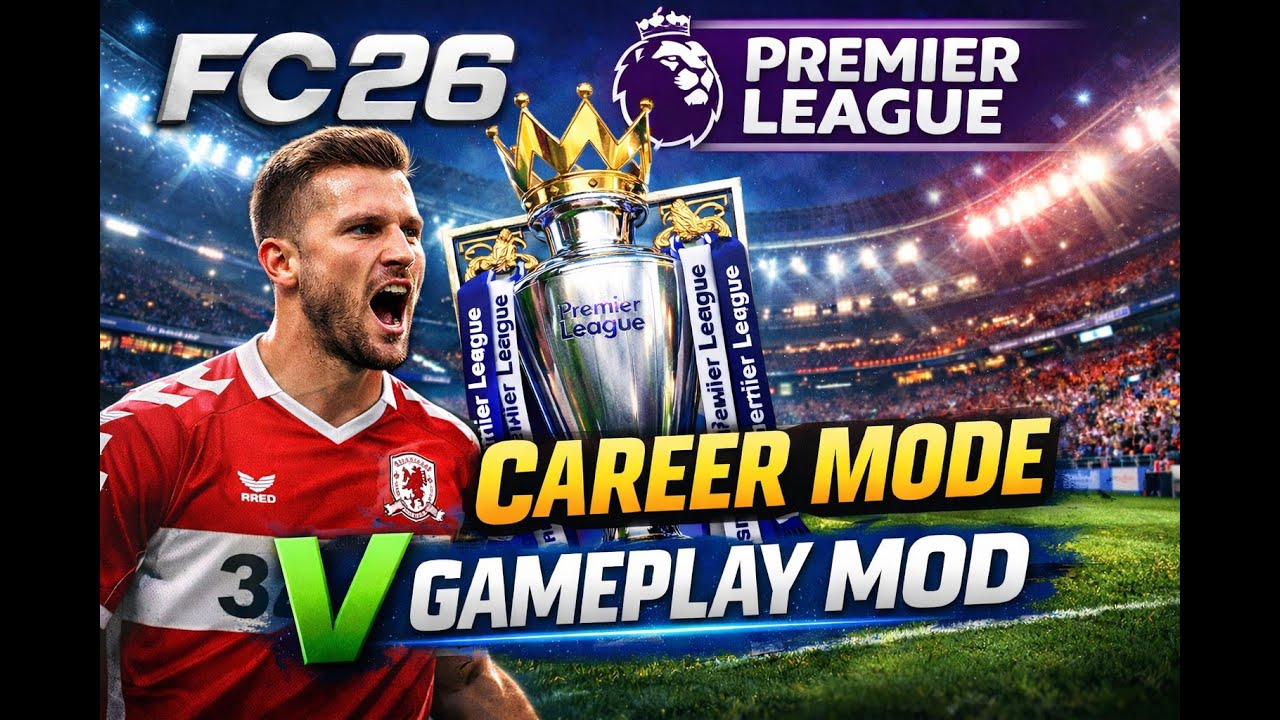 EA Sports FC 26 Modded Gameplay Premier League Journey with Middlesbrough | Game 4