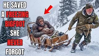 He Found a Bigfoot Mother Freezing in the Snow—What She Did Later Shocked Everyone