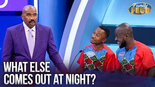 He Said "Darkness" Comes Out at Night and Shocked the Studio! | Family Feud