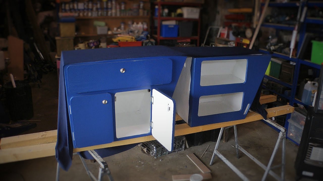 Minibus Camp Kitchen Build. 7 of 9