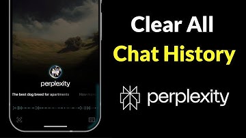 Perplexity Ai App - Clear All Chat History