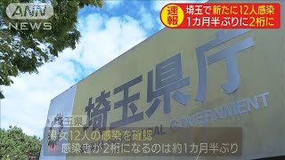 埼玉で新たに12人感染確認　1カ月半ぶり2桁に(20/06/23)