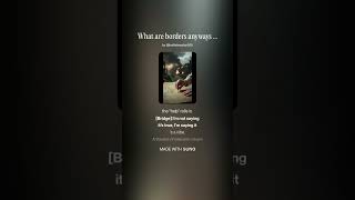 What are borders anyways ? (Don't watch unless you stand with Palestine)