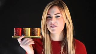 Believe Product Review: Holiday Votive Candle Holders- Set of 3