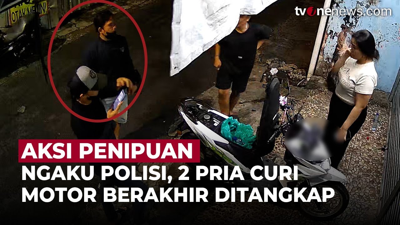 Ngaku Polisi, 2 Pria Curi Motor Berakhir Ditangkap | OneNews Update