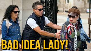 Bystander Steps In Before King's Guard Loses It!