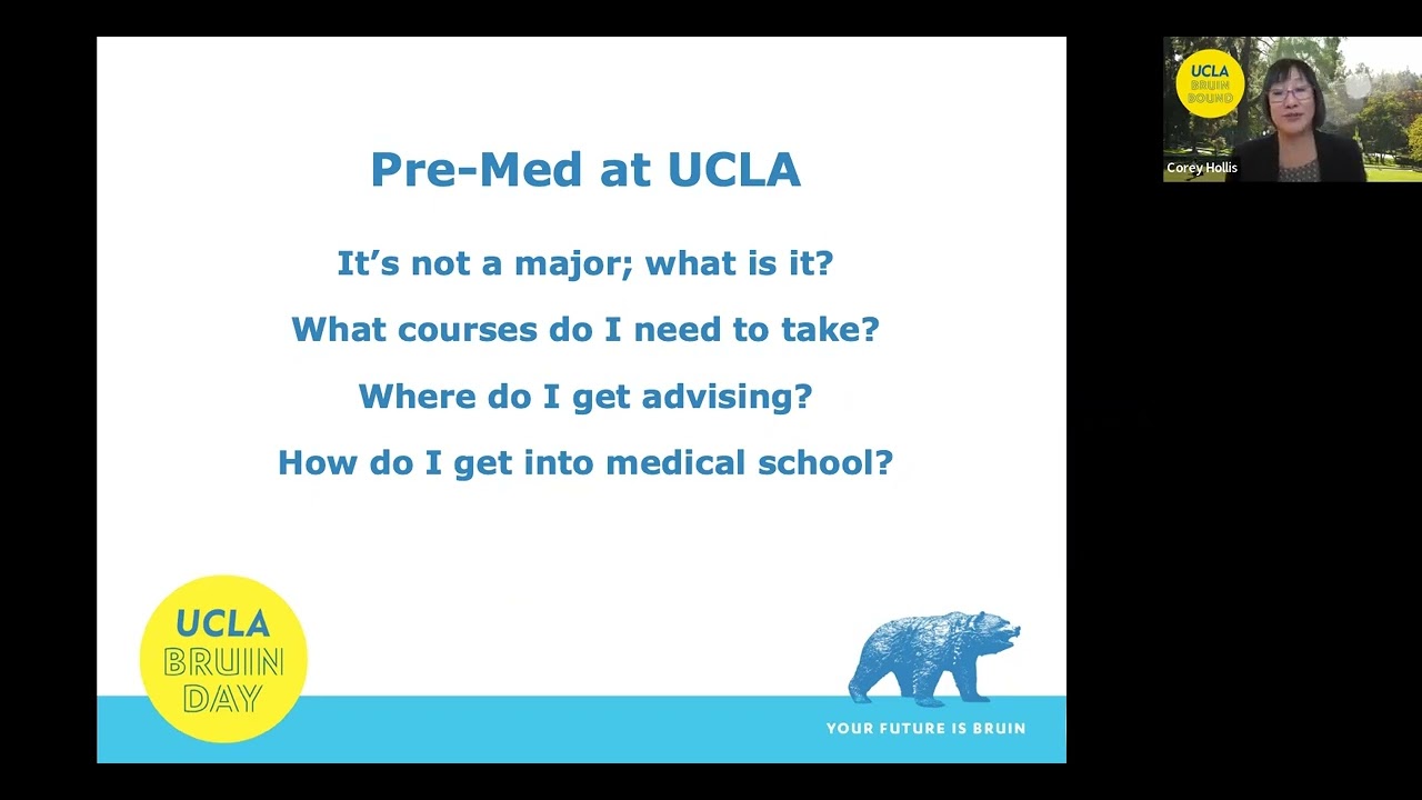 Pre-Health/Pre-Med School Advising - UCLA offers services created especially for students interested in applying to medical school after completing undergraduate degrees at UCLA.  Come learn firsth