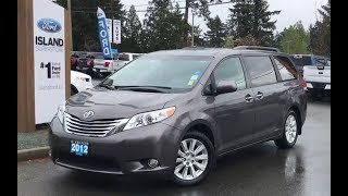 2012 Toyota Sienna Limited, Heated Seats, Moonroof, AWD Review| Island Ford