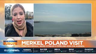 Merkel Visits Poland, Nord Stream Ii Pipeline High On Agenda