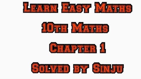 10th Maths Chapter 1 Exercise 1.4 problem 3 Samacheer State board Tamil English medium
