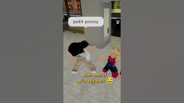 petit poney 😂 #foryou #abonnetoi #humour #brookhaven #roblox