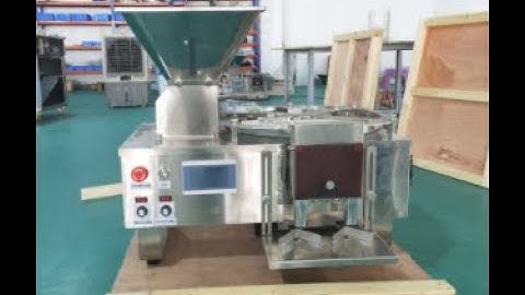 Testing video of small capsule counting machine