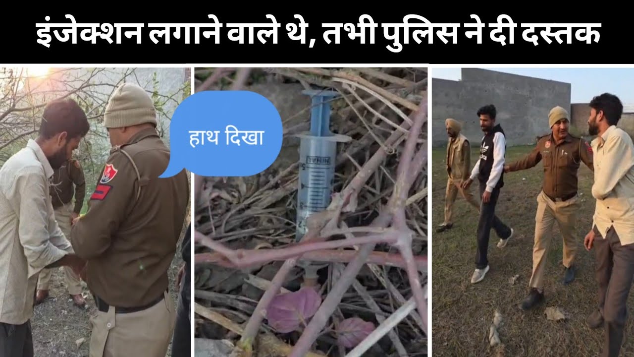 इंजेक्शन लगाने वाले थे... तभी Police ने दी दस्तक, Kaithal उद्योग मार्ग की तस्वीरें....