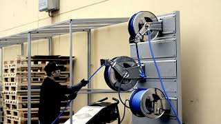 Hose Reel from Ramex in action