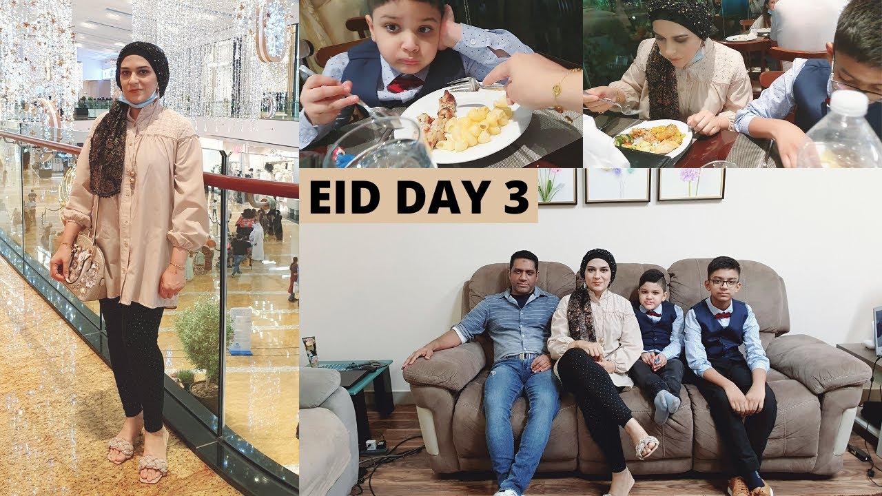 Eid Day 3 - Attended Eid Events at Zahiya Mall and Dinner at Ramada Hotel, Pakistani Family in UAE