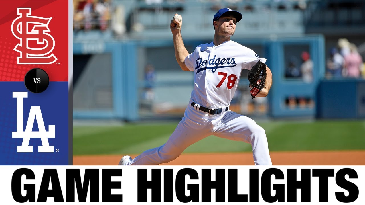 Cardinals vs. Dodgers Game Highlights (9/25/22) | MLB Highlights - YouTube
