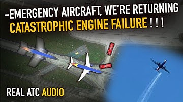 Catastrophic Engine Failure After Takeoff. Southwest Boeing 737 MAX. REAL ATC