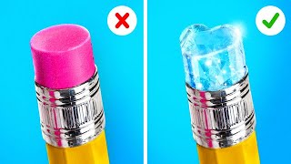 ART CHALLENGE AND DRAWING TRICKS ||Easy And Cool Art Hacks By 123 GO!GOLD