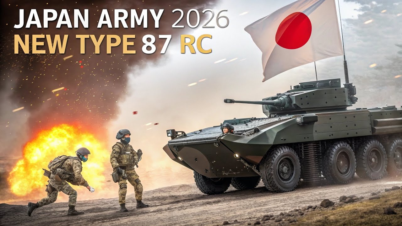 2026年新型87式偵察戦闘車徹底解説｜陸上自衛隊最新アップグレードType 87 RCの性能・火力・防御力・未来の戦術