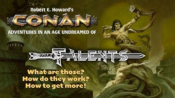Talents - Conan 2D20 RPG - Modiphius Games Tabletop