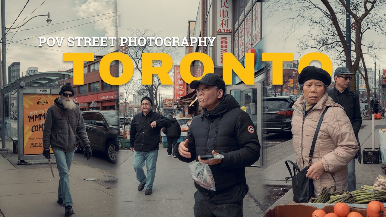 POV Street Photography in Toronto with Fujifilm XE3 - Last Day of 2024 | Shot on DJI Osmo Action 4