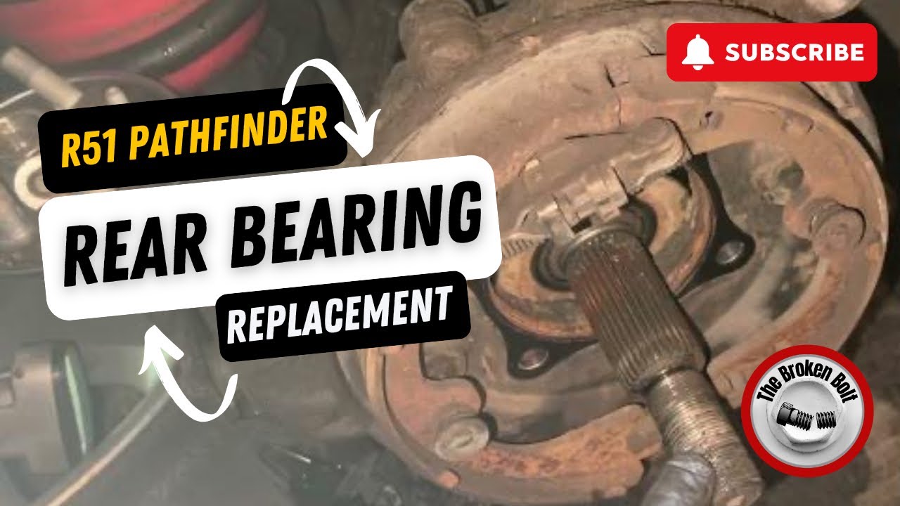 Rear Wheel Bearing (Hub) Replacement 2008 Nissan Pathfinder YouTube