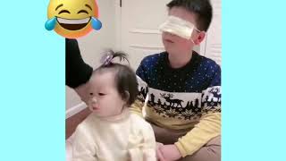 مقالب الطفلة الصينية وذكائها 🤔 😂 🤣 استمتعوا 🤗❤️