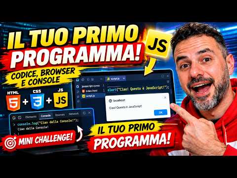 Your FIRST JavaScript program! 🚀 Code, Browser, and Console | JavaScript Course #2