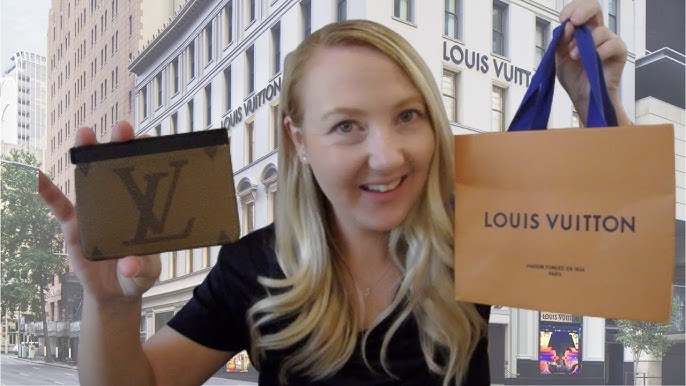 LOUIS VUITTON CARD HOLDER UNBOXING + REVIEW