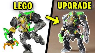Using ROCKA STEALTH MACHINE's LEGO Parts To Build Bionicle MOCs