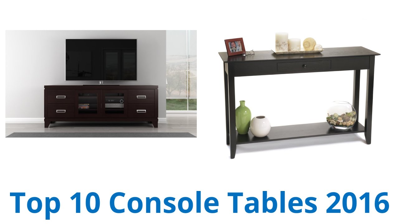 10 Best Console Tables 2016