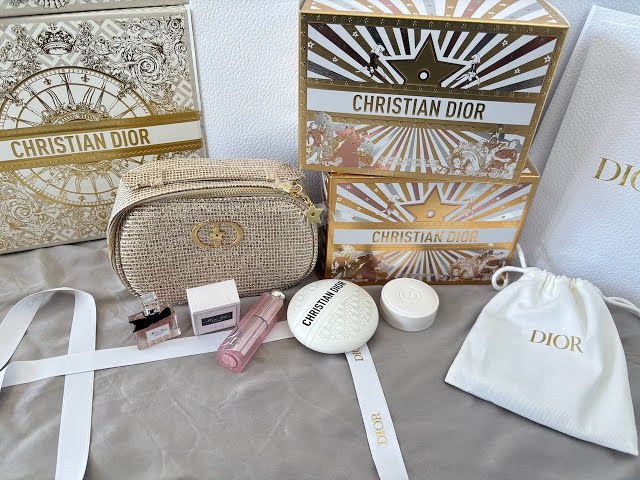 Dior holiday set 2025 unboxing - honest review of the makeup pouch
