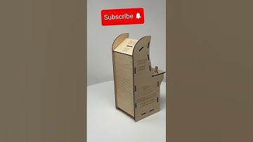 Laser cut mini arcade game #glowforge #glowforgelaser #lasercutter #design #laserdesigns ￼