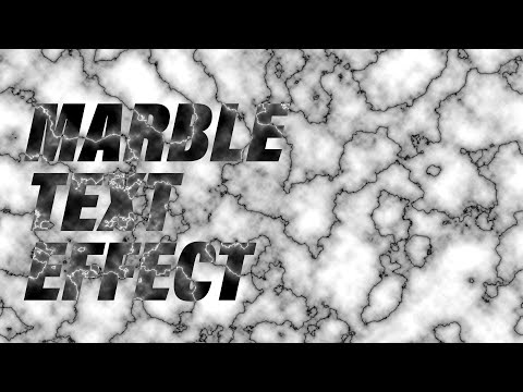 MARBLE EFFECT IN PHOTOSHOP